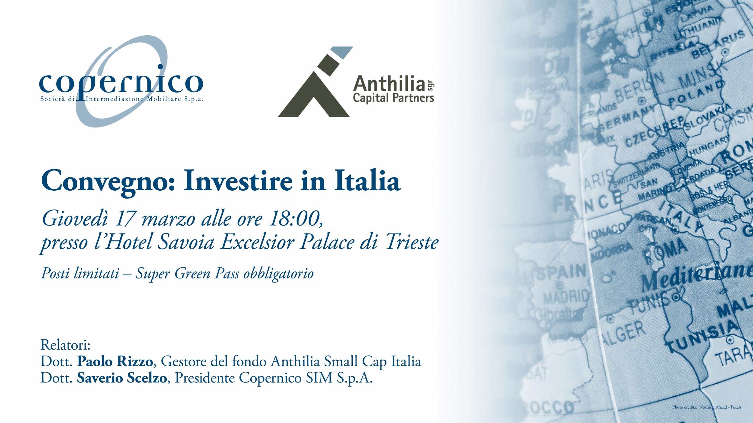 Convegno “Investire in Italia”