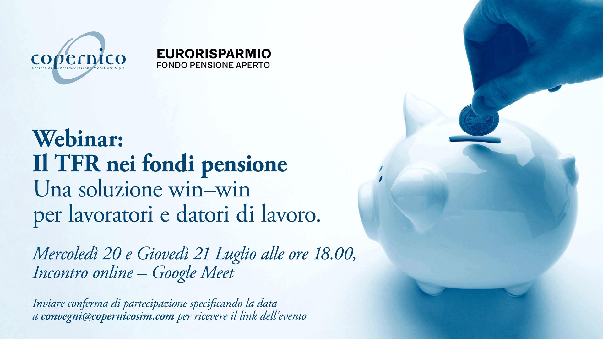 Webinar “Il TFR nei fondi pensione” luglio 2022